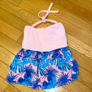 Top Paw Pink Halter Dress Size Medium